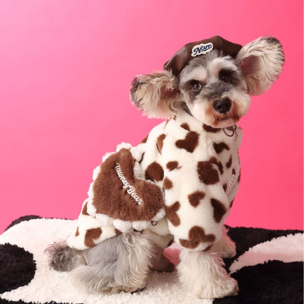 Love Plush Dog Coat