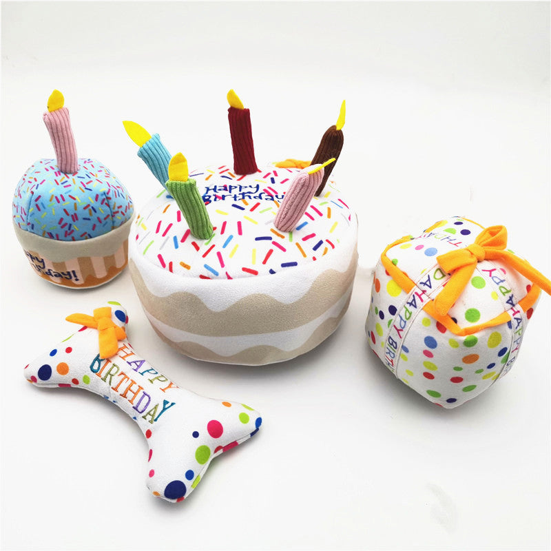 Birthday Cake Plush Toy