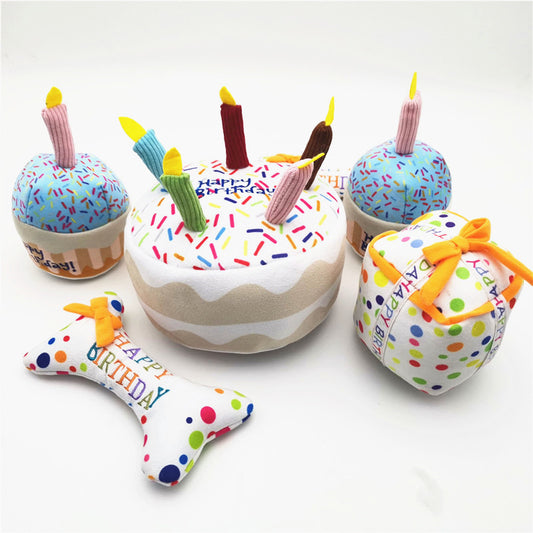 Birthday Cake Plush Toy